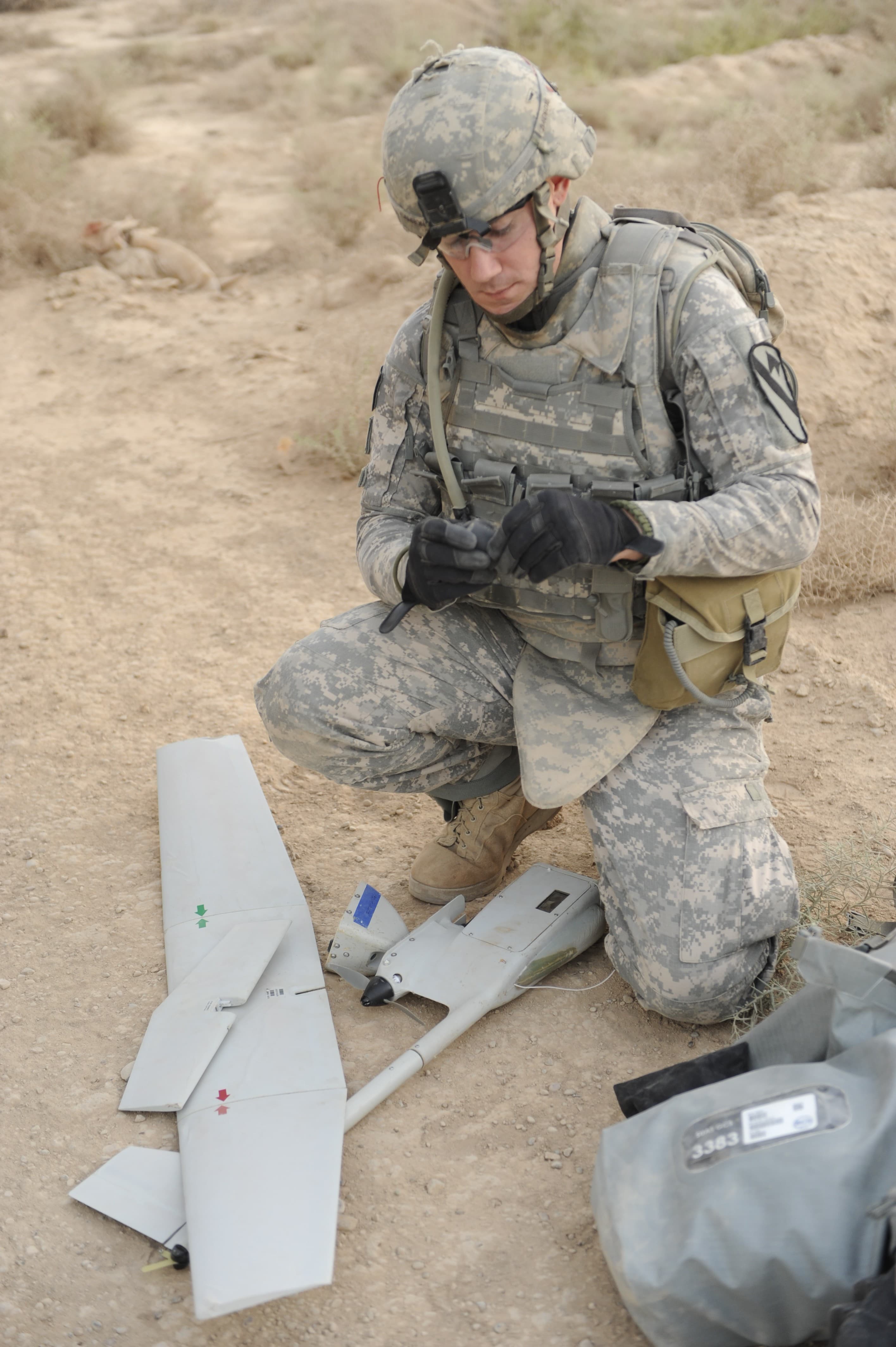 U.S. Army RQ-11B Raven small unmanned aircraft system